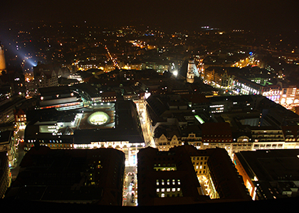 Leipzig bei Nacht